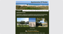 Desktop Screenshot of apartamentoselparaiso.com