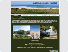 Tablet Screenshot of apartamentoselparaiso.com